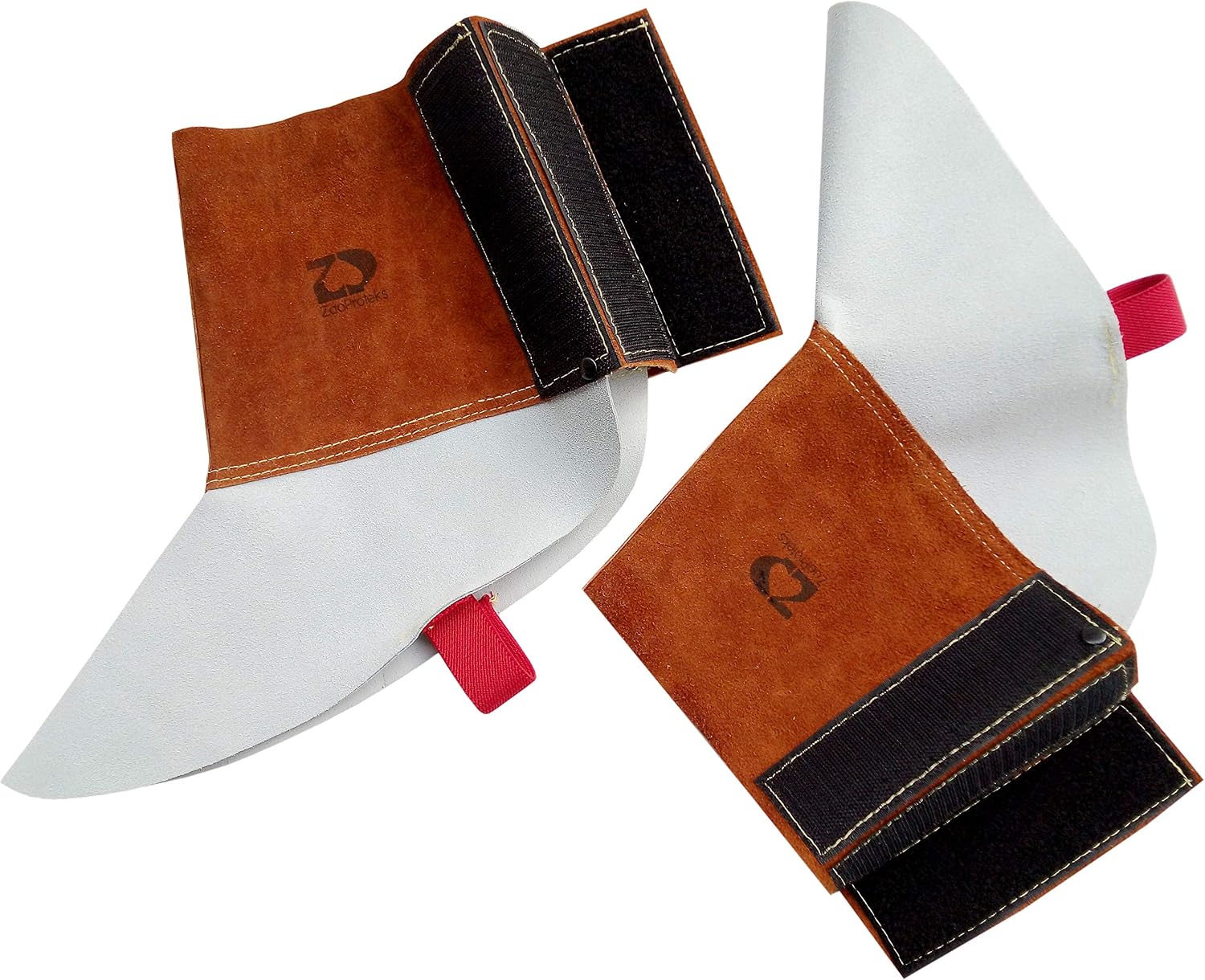 ZP3003 Cowhide Leather Heat and Abrasion Resistant Welding Spats, Boot Protectors, Shoe Cover and Gaiters