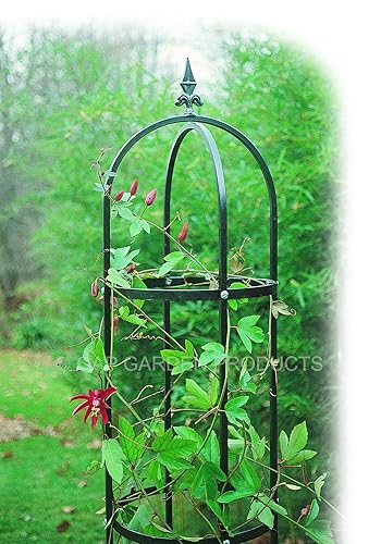 GAP GARDEN PRODUCTS Metal Traditional Obelisk, Plant Support (6ft) - 6ft