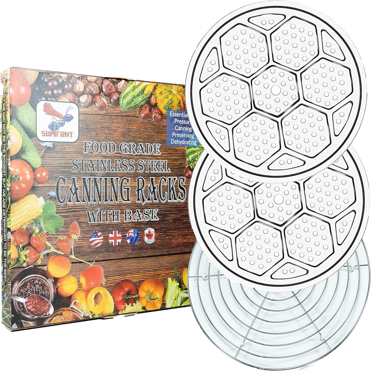 Canning Rack Pot Rack Canning Rack for Water Bath Canner Rack