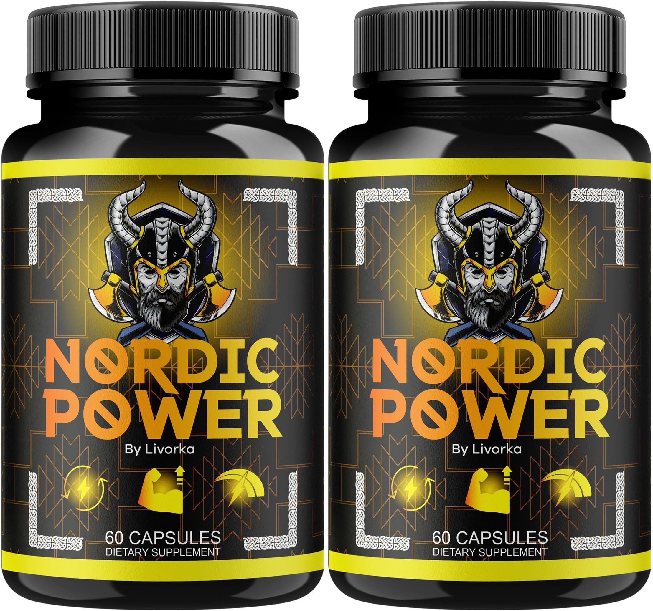 (2 Pack) Nordic Power - Nordic Power for Men, Nordic Power Pills, Nordic Power Capsules, Nordic Power Supplement, Nordic Power Capsules for Men, Nordic Power Pills for Men, 120 Capsules for 2 Months