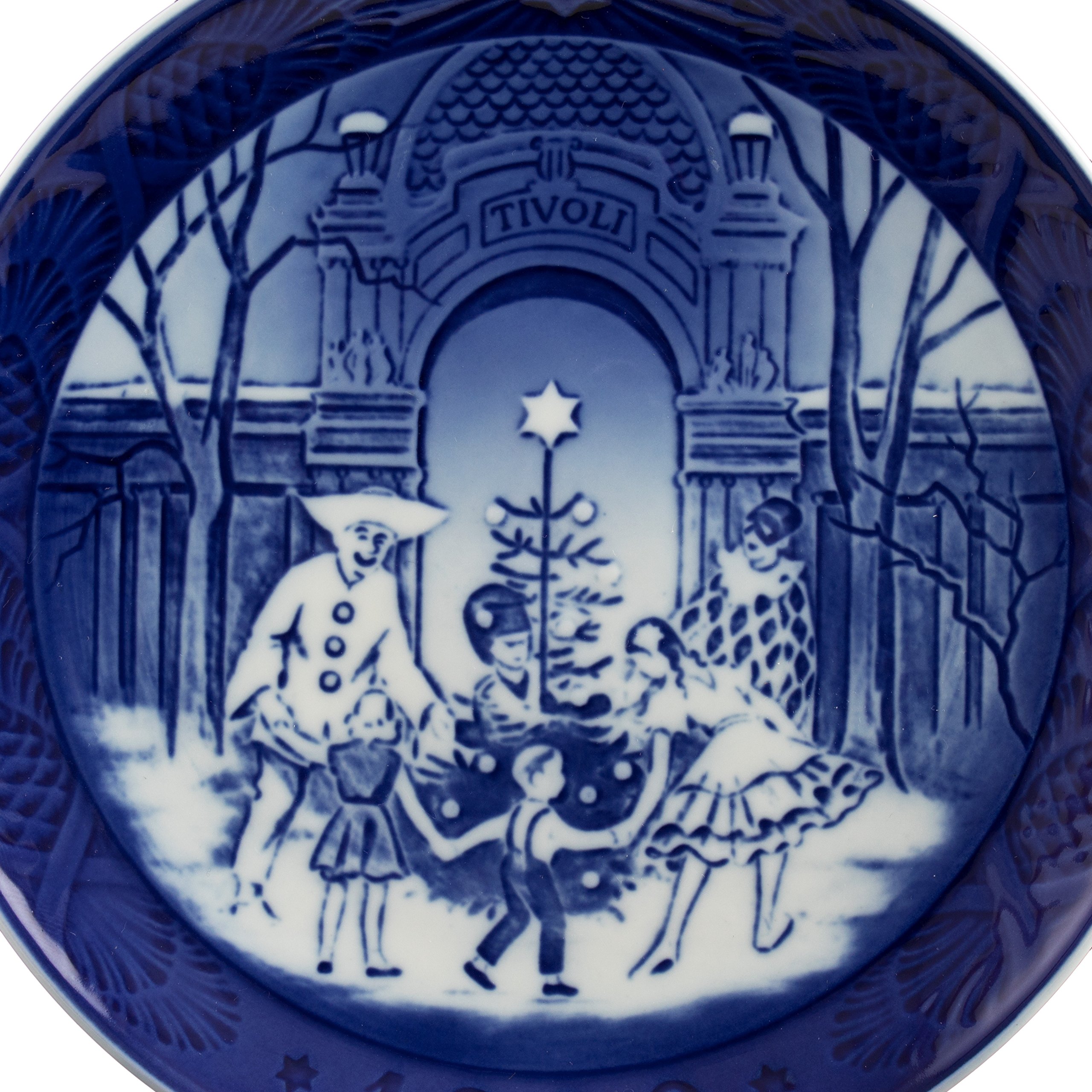 ROYAL COPENHAGEN Piatto di Natale 1990 Porcellana Prima Scelta