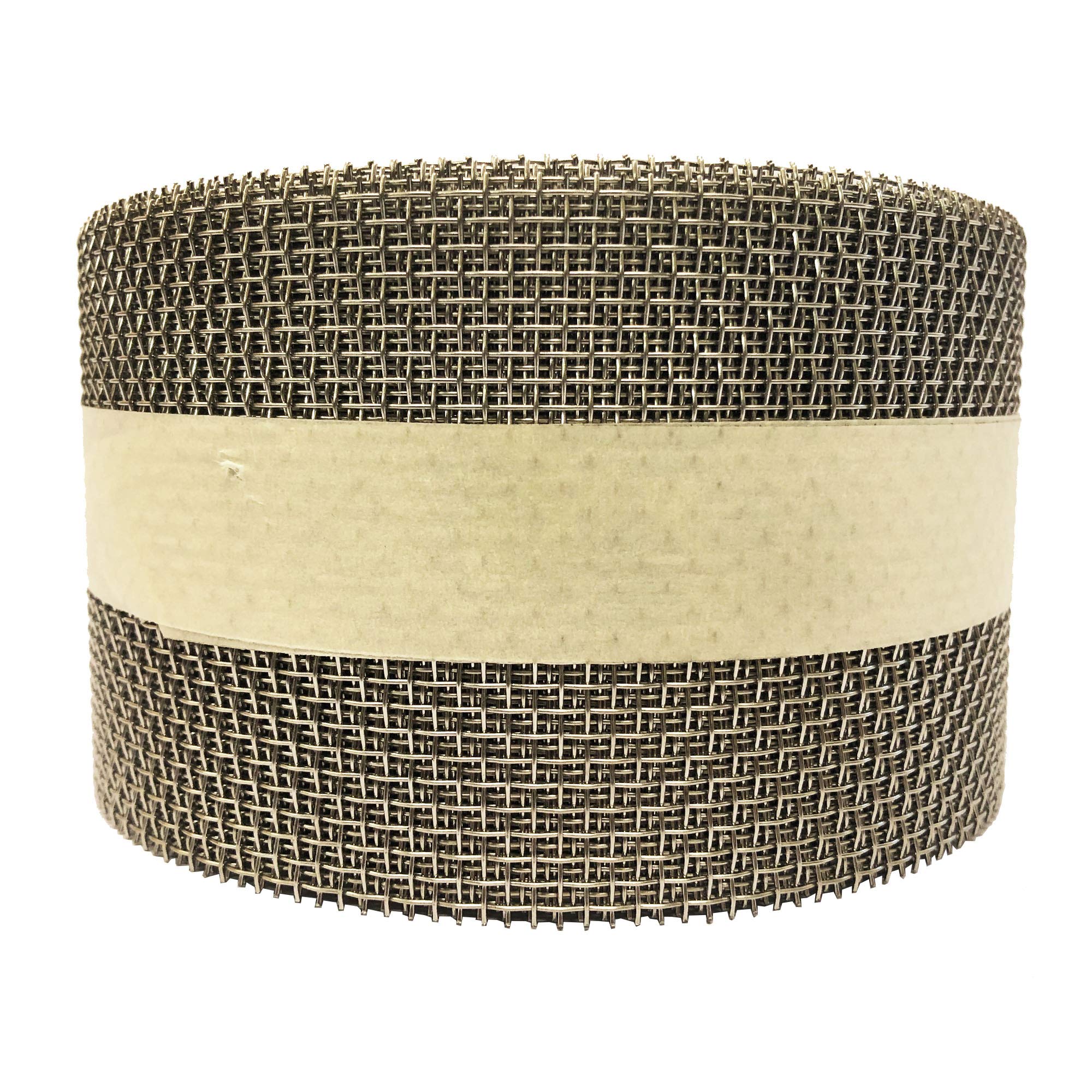 2mm Heavy Duty Stainless Steel Rodent Proofing Wire Metal Airbrick Soffit Vent Mesh - Blocks Rats & Mice (6m x 75mm 2mm Rodent Mesh Roll)
