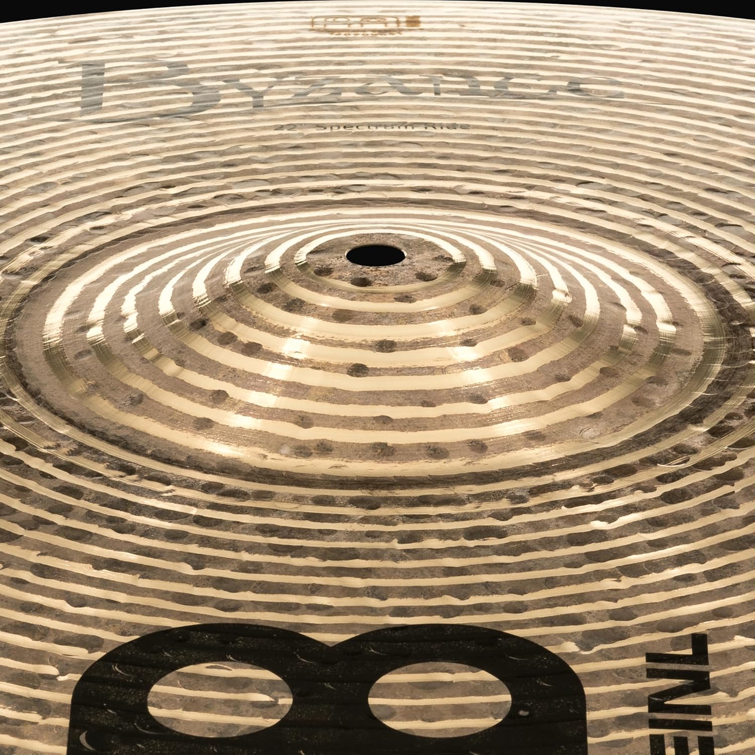 Meinl Cymbals Byzance 22" Dark Spectrum Ride, Rodney Holmes Signature — Made in Turkey — Hand Hammered B20 Bronze, 2-Year Warranty, B22SR
