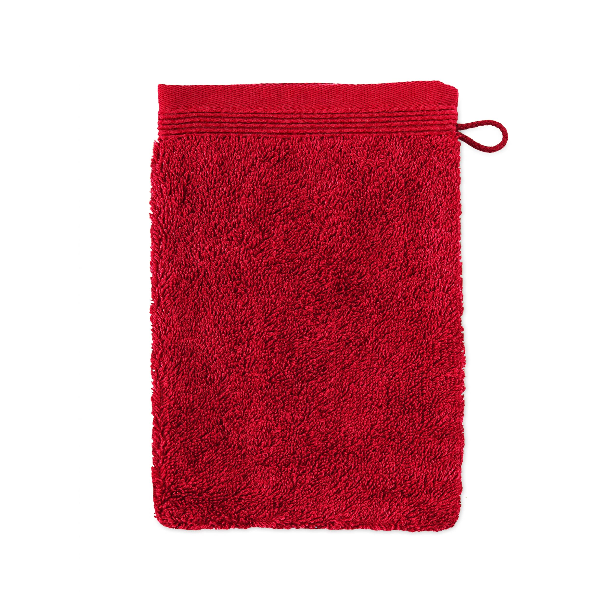 Möve Superwuschel Waschhandschuh 20 x 15 cm aus 100% Baumwolle, Ruby