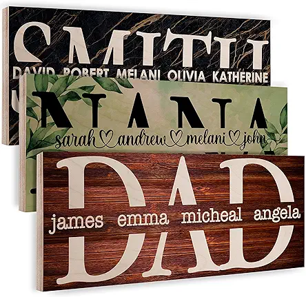 Personalized Wood Sign w/Name & Text - 10...