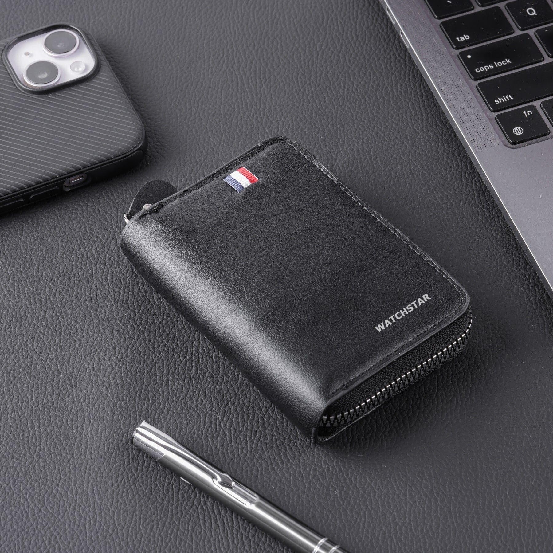 Slim Skinny Fit Card Wallet for Men and Women (15#Cross Black Kard)-image-37