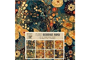 Decoupage Paper Pack, 24 Sheets 6 x 6