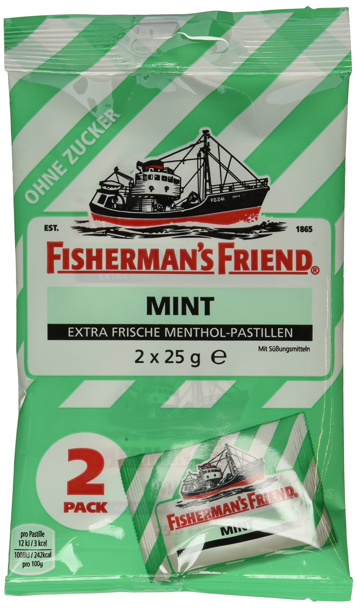 Fisherman's Friend Mint Duopack ohne Zucker, 50 g