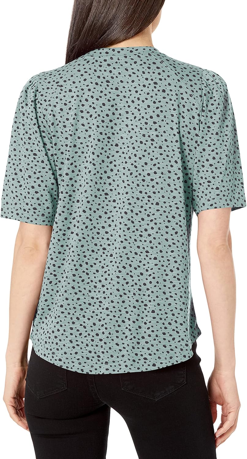 Democracy Women's Puff Sleeve Tee : Clothing, Shoes & Jewelry