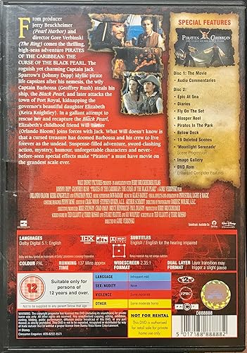 Miniatura 2 de Pirates of the Caribbean The curse of the black pearl 2 - disc collector's edition