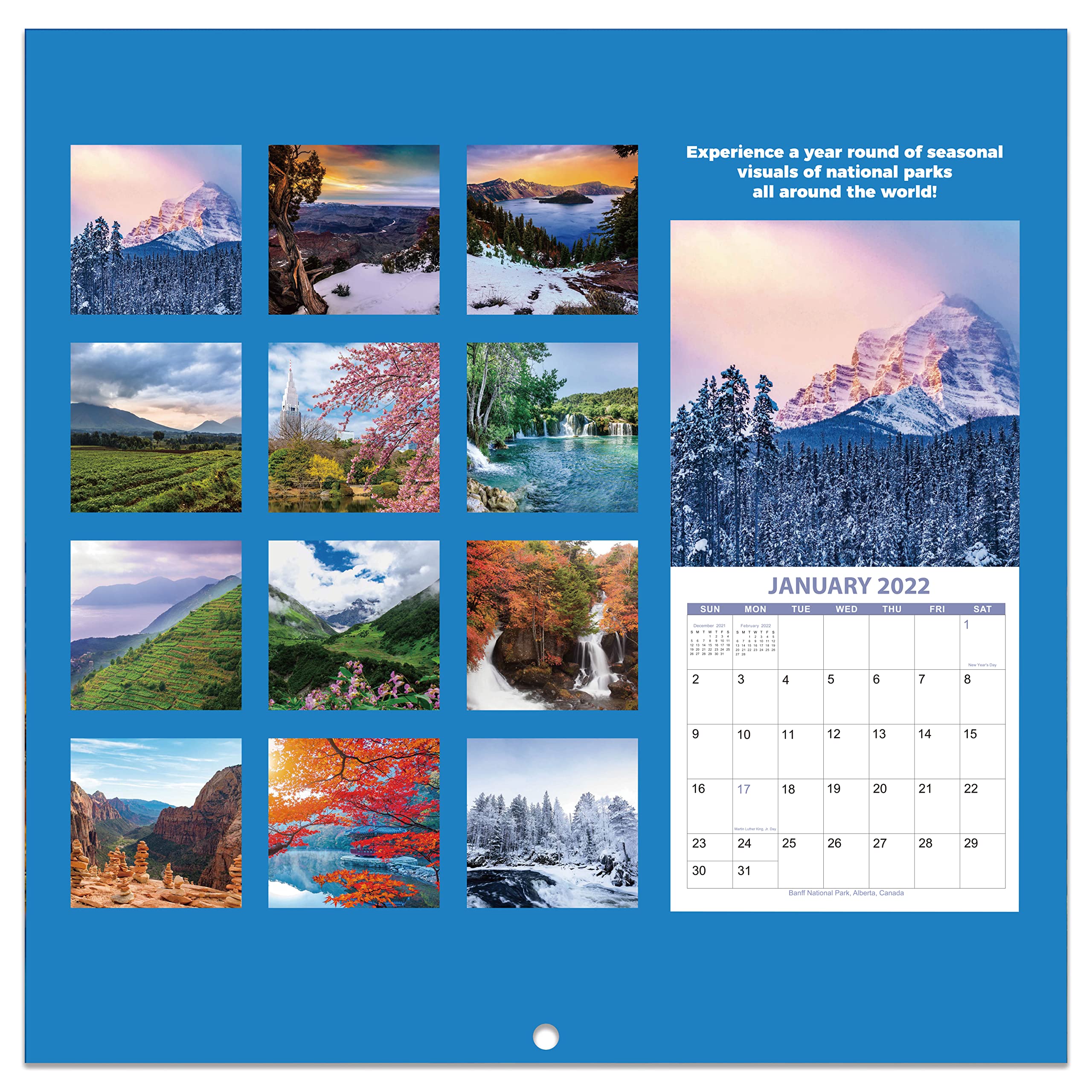 Wall Calendar 2022 Monthly Square Wall Calendar 2022 with Thick Paper