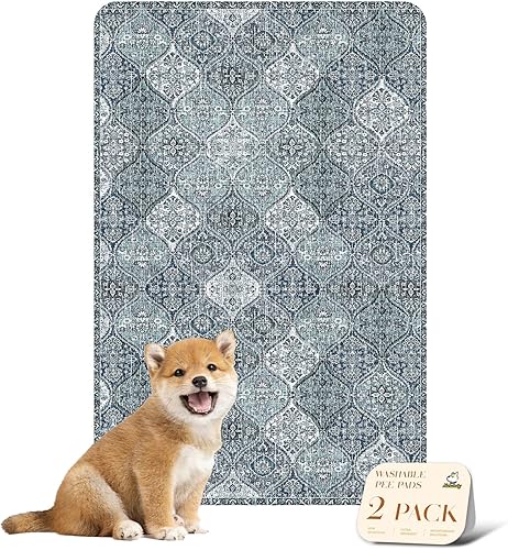 Miniatura 153 de nunubaby Almohadillas lavables para orina de perros, elegante, antideslizante, a prueba de fugas, reutilizable, ultraabsorbente, para jaulas y