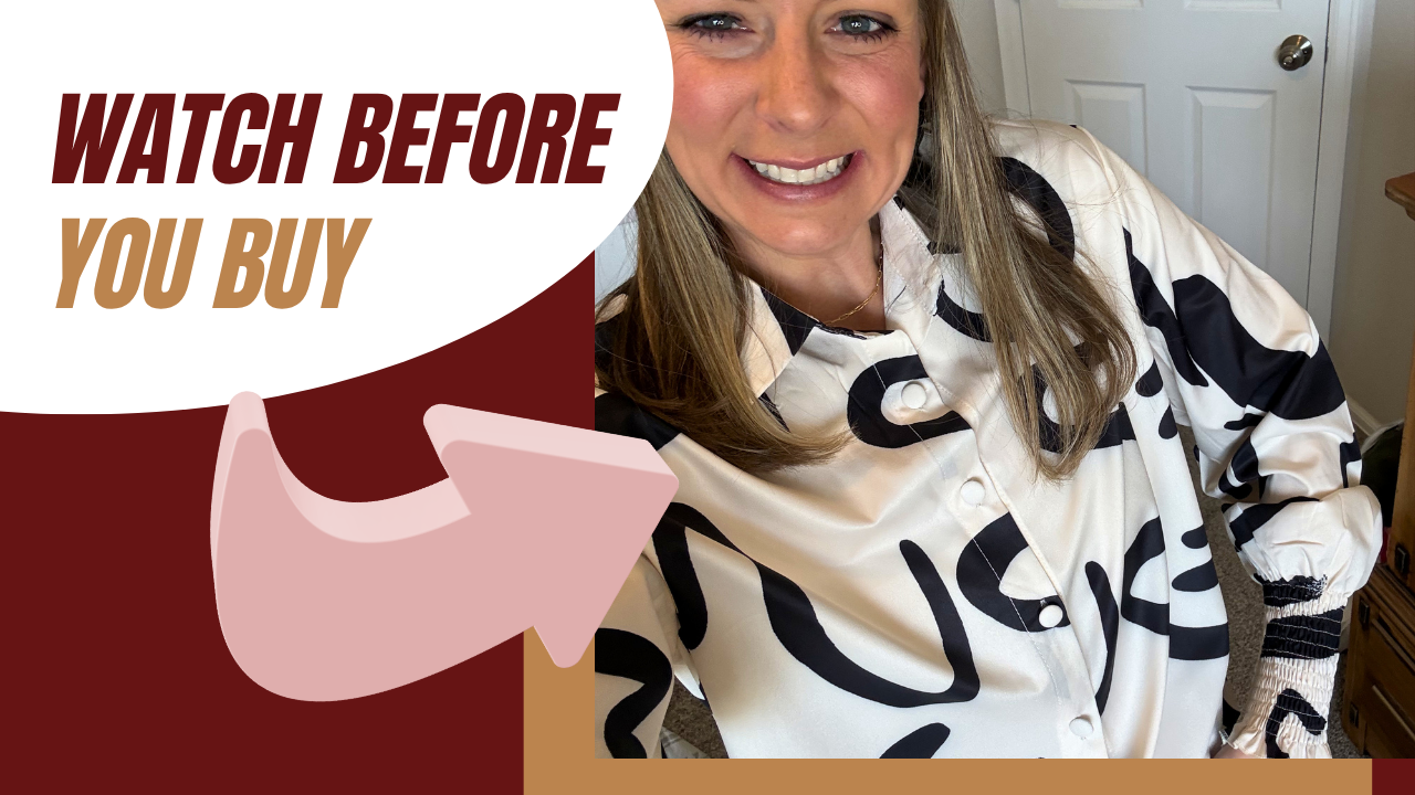 Watch Real Review - Versatile Print Casual Top on Amazon Live