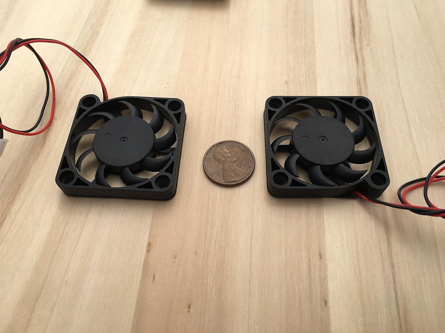 2 Pieces 12v 4007s Computer 2pin 40x40x7mm DC Cooling Fan brushless C27
