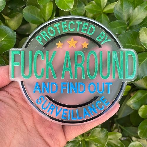 Miniatura 3 de MUBYOK M368 - Molde Freshie de silicona de vigilancia (300 opciones de diseño) para hornear perlas de aroma para automóvil, suministros de freshie