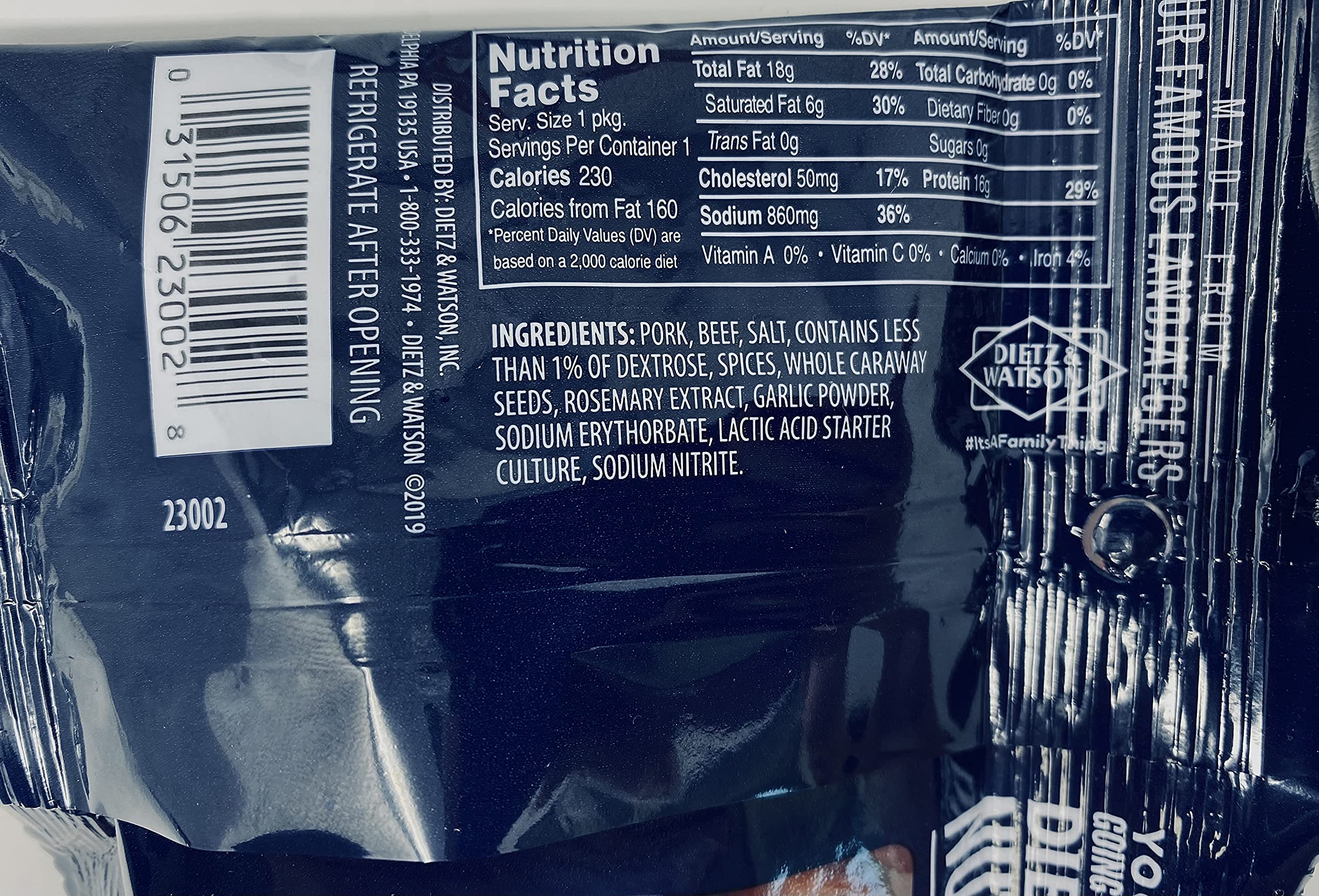Buy Generic Dietz Nuts Meat Bites Beef Jerky Pork Jerky Smoked Sausage