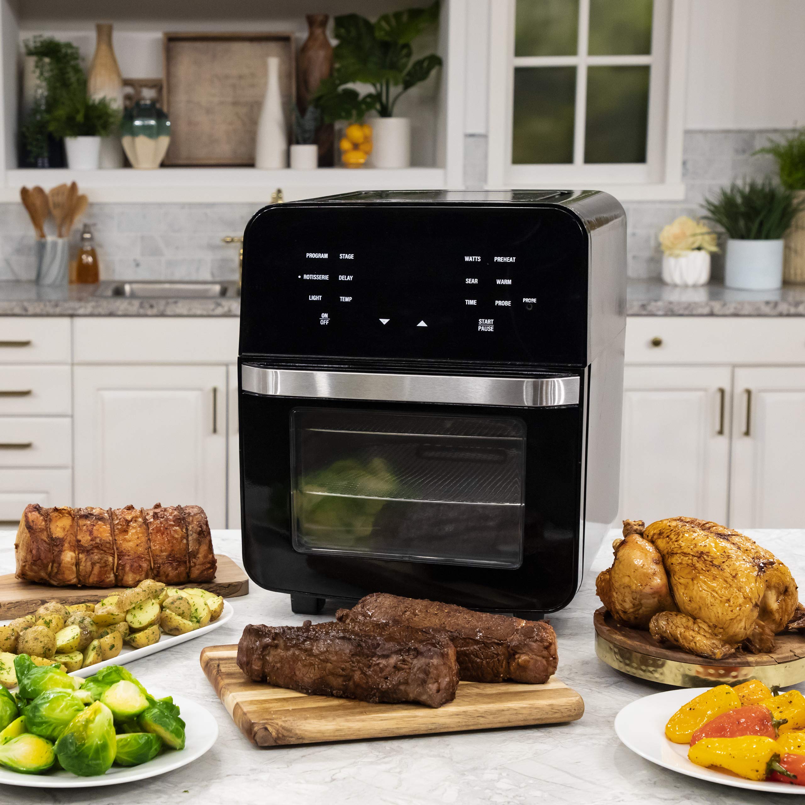 Nuwave Brio 14 Quart Large Capacity 6in1 Smart Air Fryer Oven with