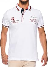 Carisma Kurzarm Poloshirt für Herren 100% Baumwolle • Herren Polo Shirt mit Stickerei • Angenehmes Regular Fit Shirt für Büro und Freizeit