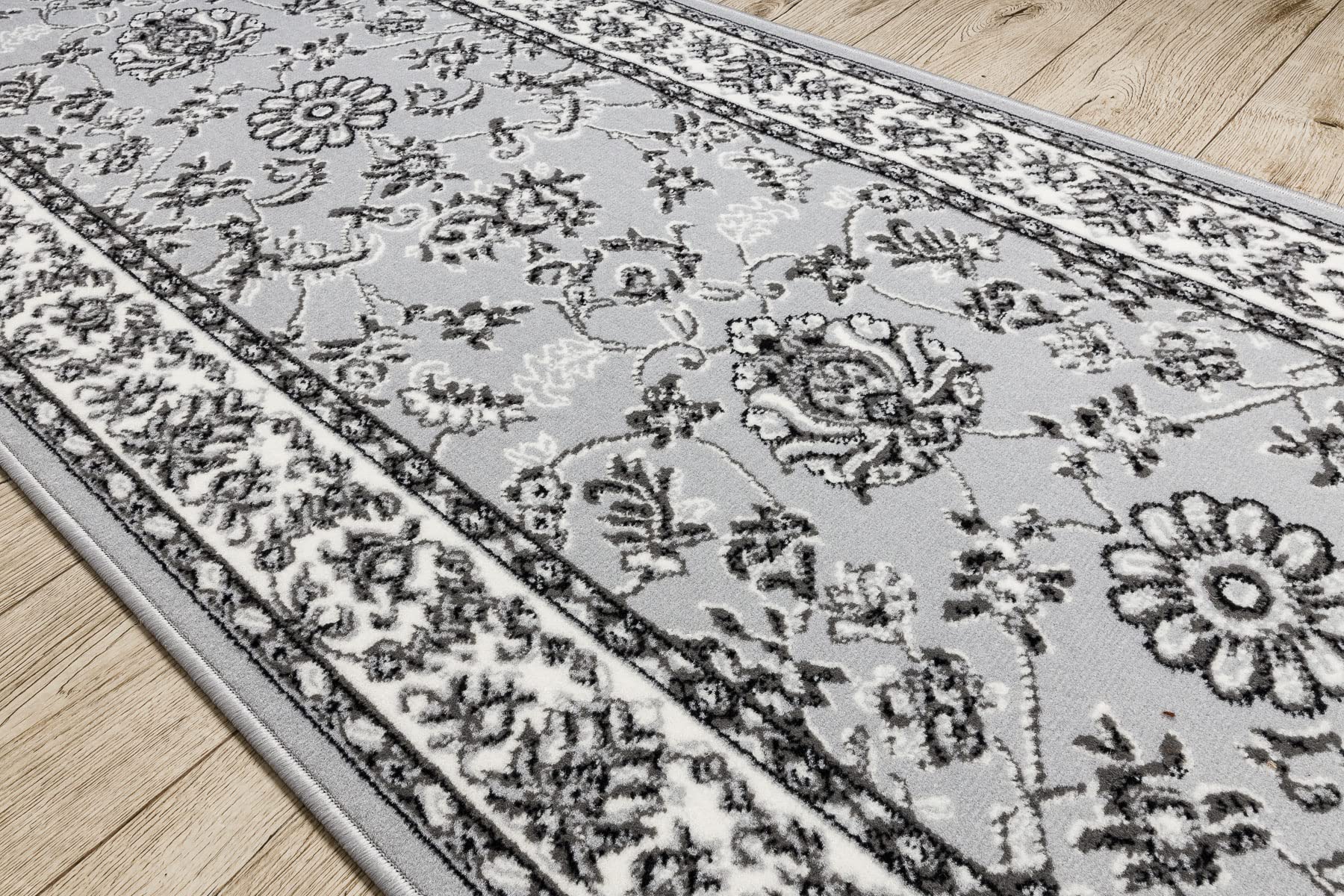 rugsx Läufer BCF MORAD Klasyk klassisch grau 60x100 cm