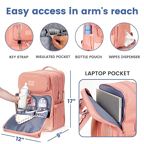 Miniatura 9 de PILLANI Artículos para bebés Bolsa de pañales y cubierta de carrito de compras