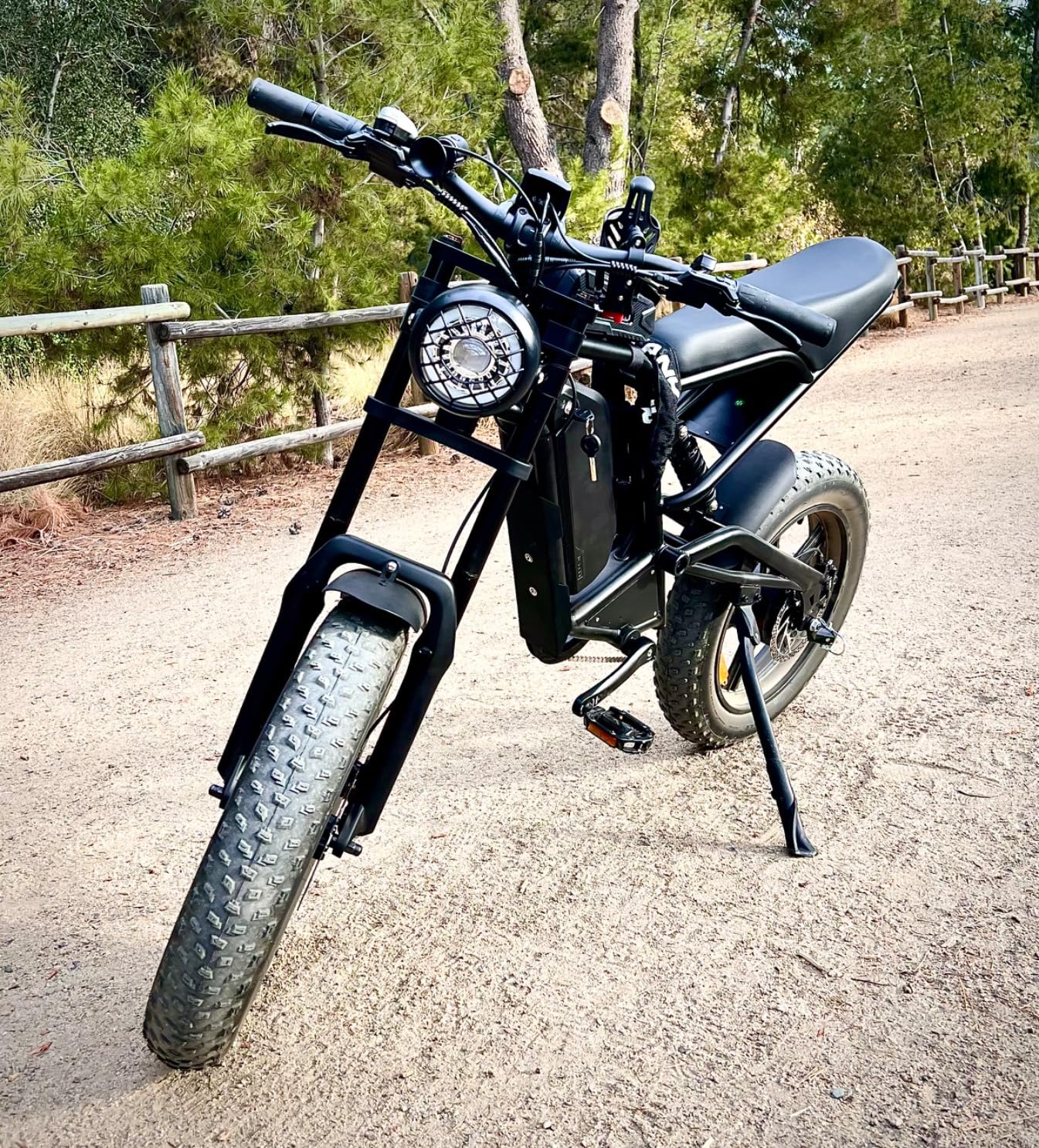 E2/K20 Electric Bike for Adults, 48V 13Ah/15Ah Battery, Up to 28 MPH & 46.6/60 Miles (PAS), 750/1000W Peak Ebike with All-Terrain 20"/26'' Fat Tires, UL Certified, Moped E-Bike photo review