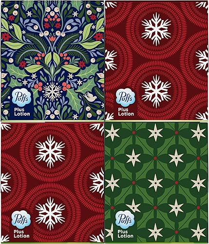 Miniatura 15 de Puffs Plus Loción Facial Tissue, 4 cajas Mega Cubo, 72 pañuelos por caja