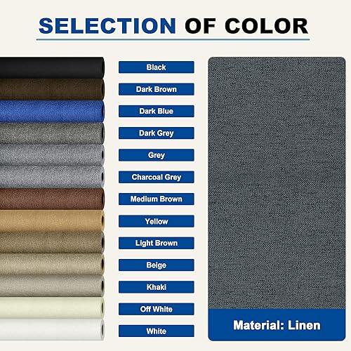 Vista 185 de Parches de reparación de lino grueso, parches de tela de lino autoadhesivos, 8 x 11 pulgadas, 2 unidades, multicolor, se pueden utilizar