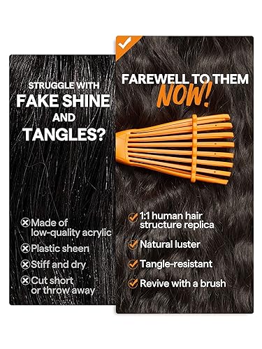 Miniatura 5 de GORGIUS Pelucas sintéticas onduladas largas onduladas