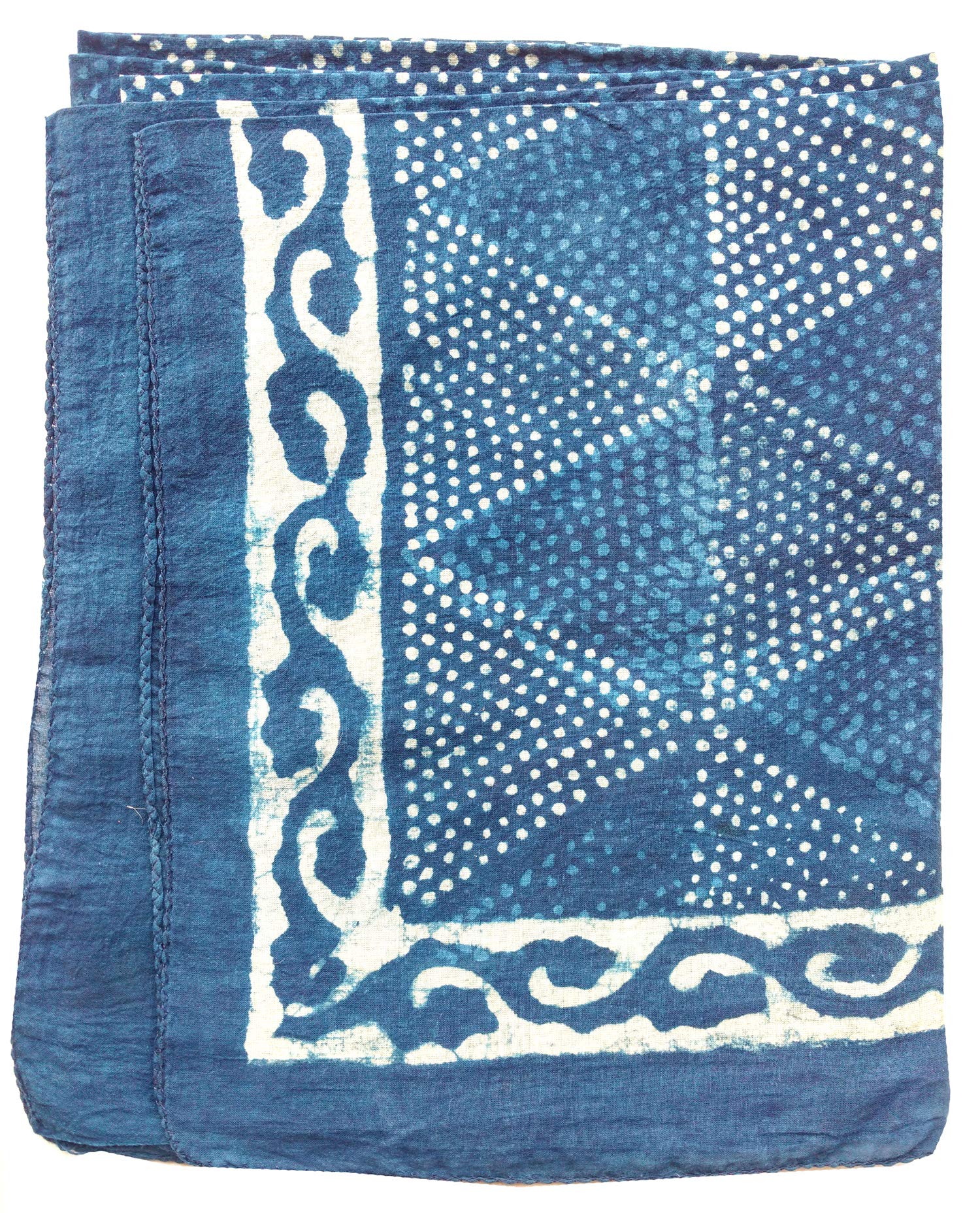 Rastogi Handicrafts Cotton Scarfs For Women’s Apparel Fabric Hand Block Printed 70 x 20 Inch Mini Stoll For Girls (Scarfs-8)