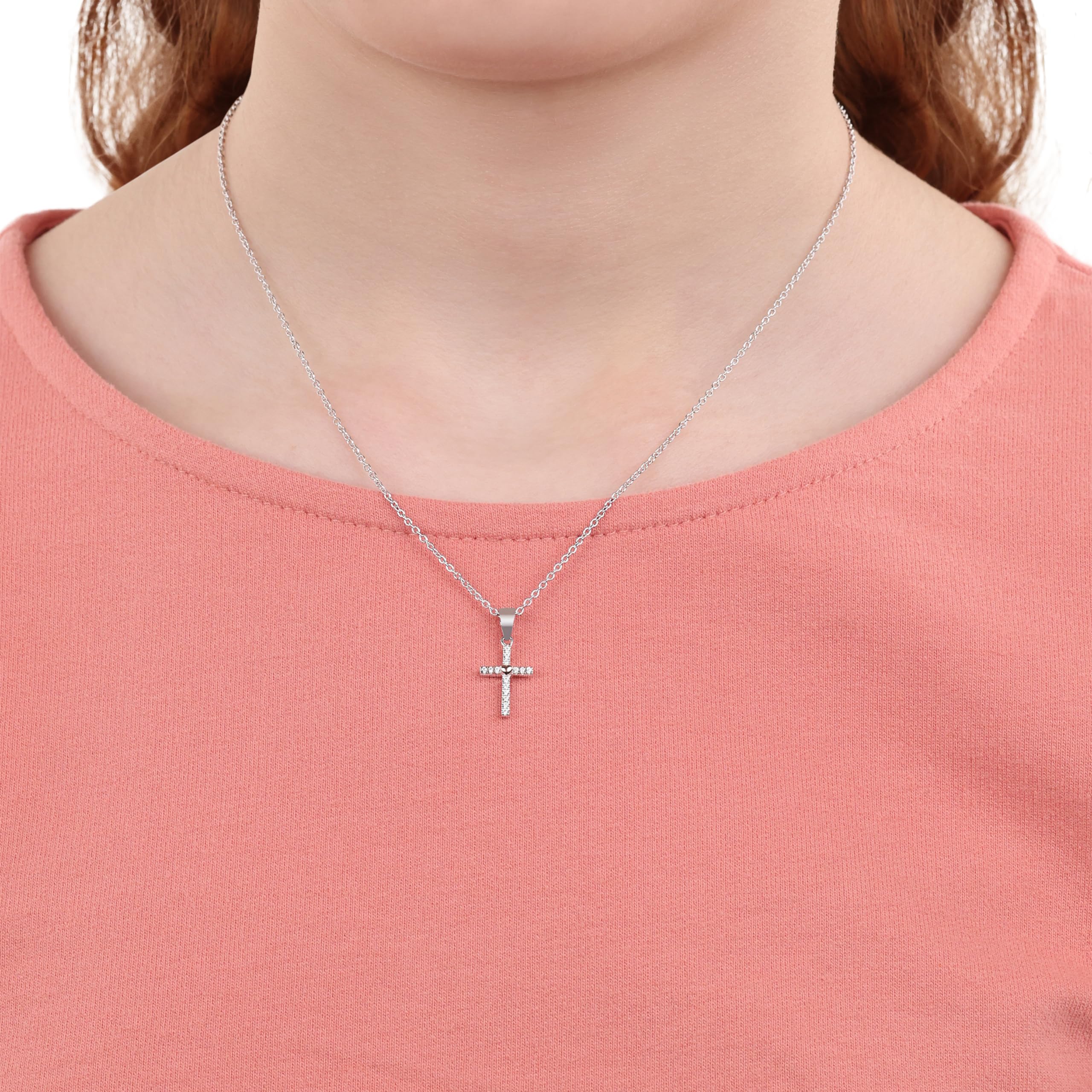 s.Oliver 925 Sterling Silber Mädchen Kinder Schmuck, mit Zirkonia synth., Motiv, Kommt in Schmuck Geschenk Box