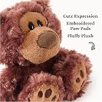 GUND Philbin Teddy Bear, Little Stuffed Animals, Classic Plush Toys for Ages 1 and Up, Chocolate Brown, 7” | Soft Inspire Tactile Sensory Details Inspire Nurturing and Self-Soothing Skills For Early Pretend Play, Sized for Travel Play