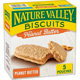 Nature Valley Peanut Butter Biscuit Sandwiches, 5 ct, 6.75 oz