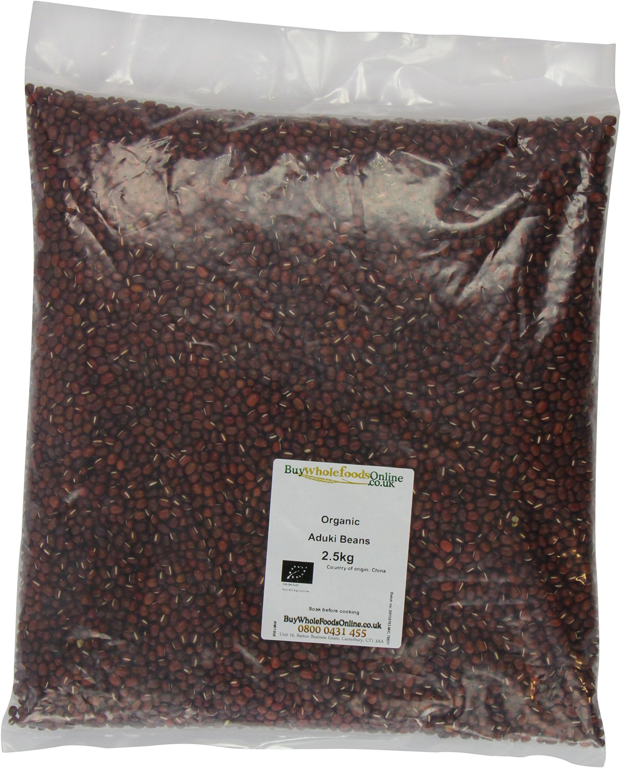 Buy Whole Foods Online Organic Aduki Beans 2.5 kg