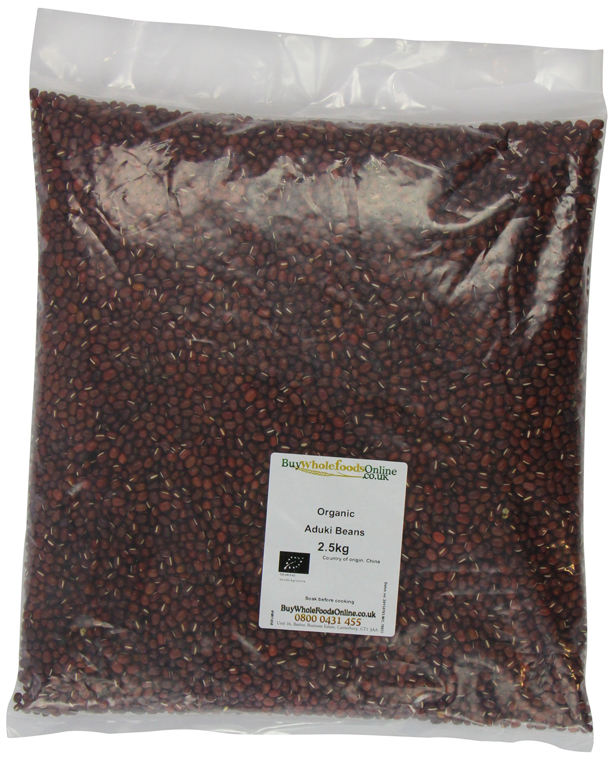 Buy Whole Foods Online Organic Aduki Beans 2.5 kg