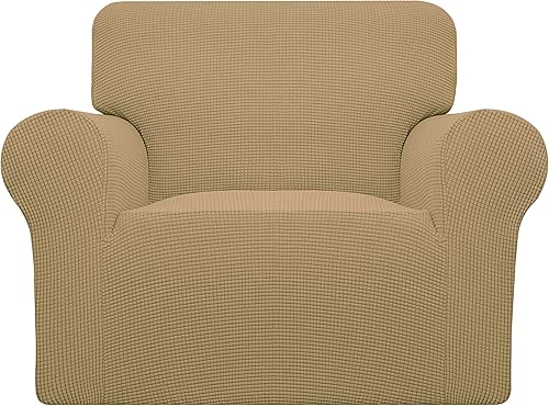 Vista 22 de Easy-Going - Funda elástica para sofá de silla, 1 pieza, protector de muebles, suave, con parte inferior elástica, para niños y mascotas, tela