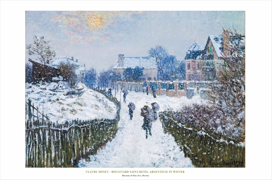 クロード・モネ、Boulevard Saint-Denis,Argenteuil クロード・モネ、Boulevard Saint-Denis,Argenteuil クロード