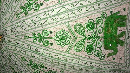 Miniatura 4 de Handmade Embriodery Decorative Garden Umbrella, Large Decorative Handcrafted Wedding Umbrellas, Umbrellas for beach Parasols