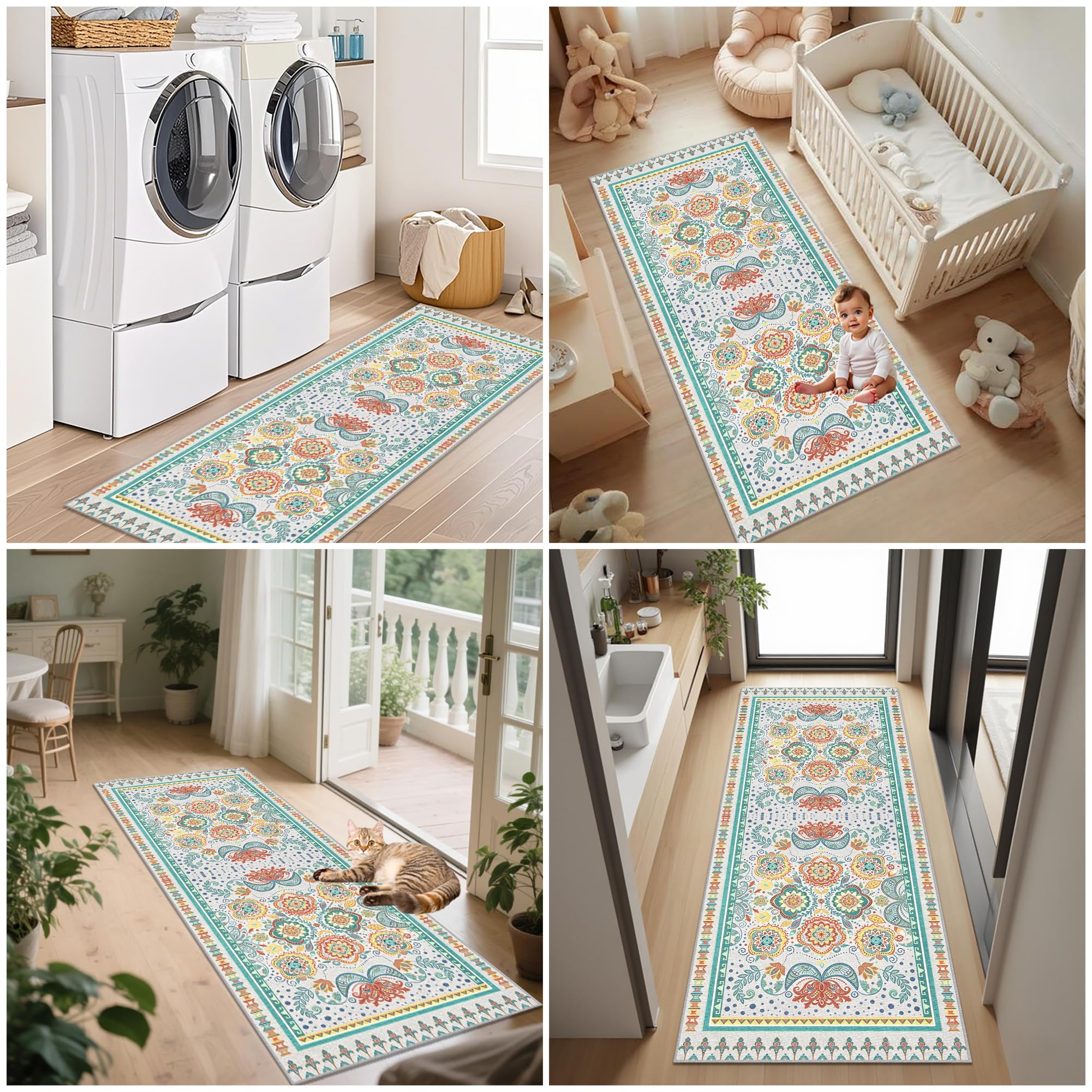 Dywaniki kuchenne do przedpokoju zmywalne 70 x 160 cm
