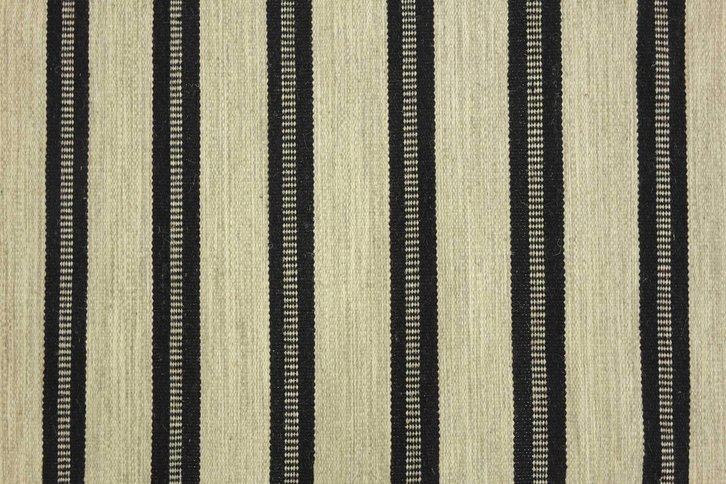 Kelim 180 x 120 Tapis tissé à la main 120 x 180 cm Beige rayé Fait main 10