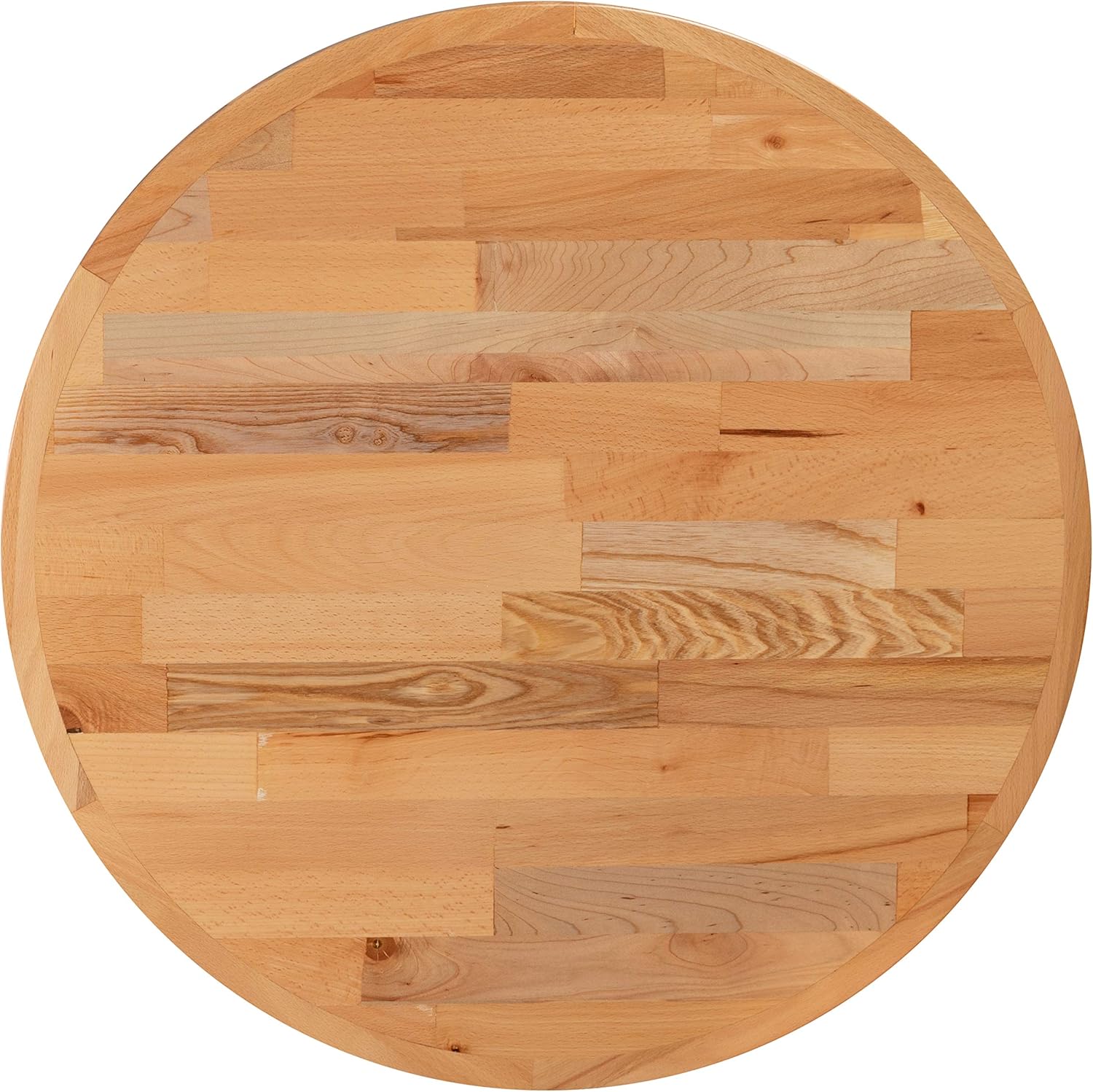 Mayfair 29" Round Butcher Block Style Table Top