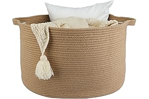 Domoli Jute Rope Blanket Basket