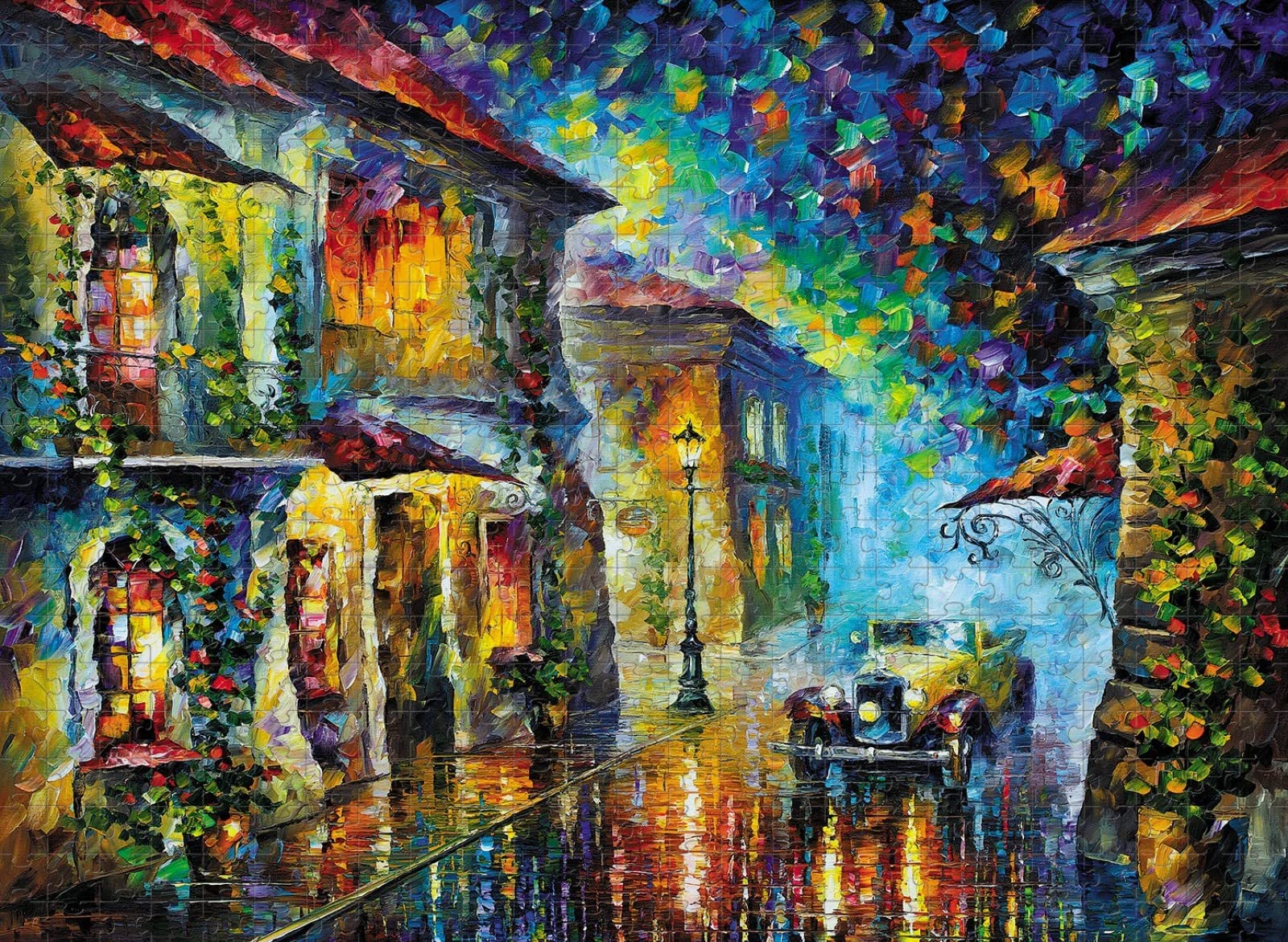 In legno per adulti 5000 pezzi Puzzle Pittura a olio Regalo per auto Tempo libero Intrattenimento Decorazione per feste