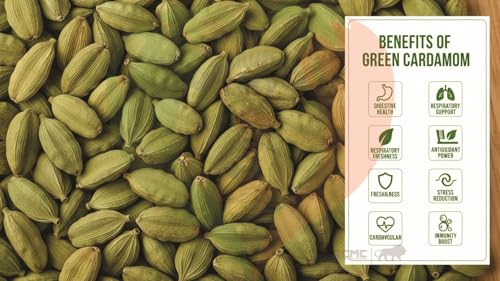 Image of Parshutara Farm Green Cardamom 200g | Premium Green Elaichi | Aromatic Whole Cardamom for Tea, Desserts & Cooking