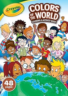 CRAYOLA Colours of the World 48-Page Colouring Book | Featuring Famous Landmarks from Around the World! | Ideal for Kids Aged 3+