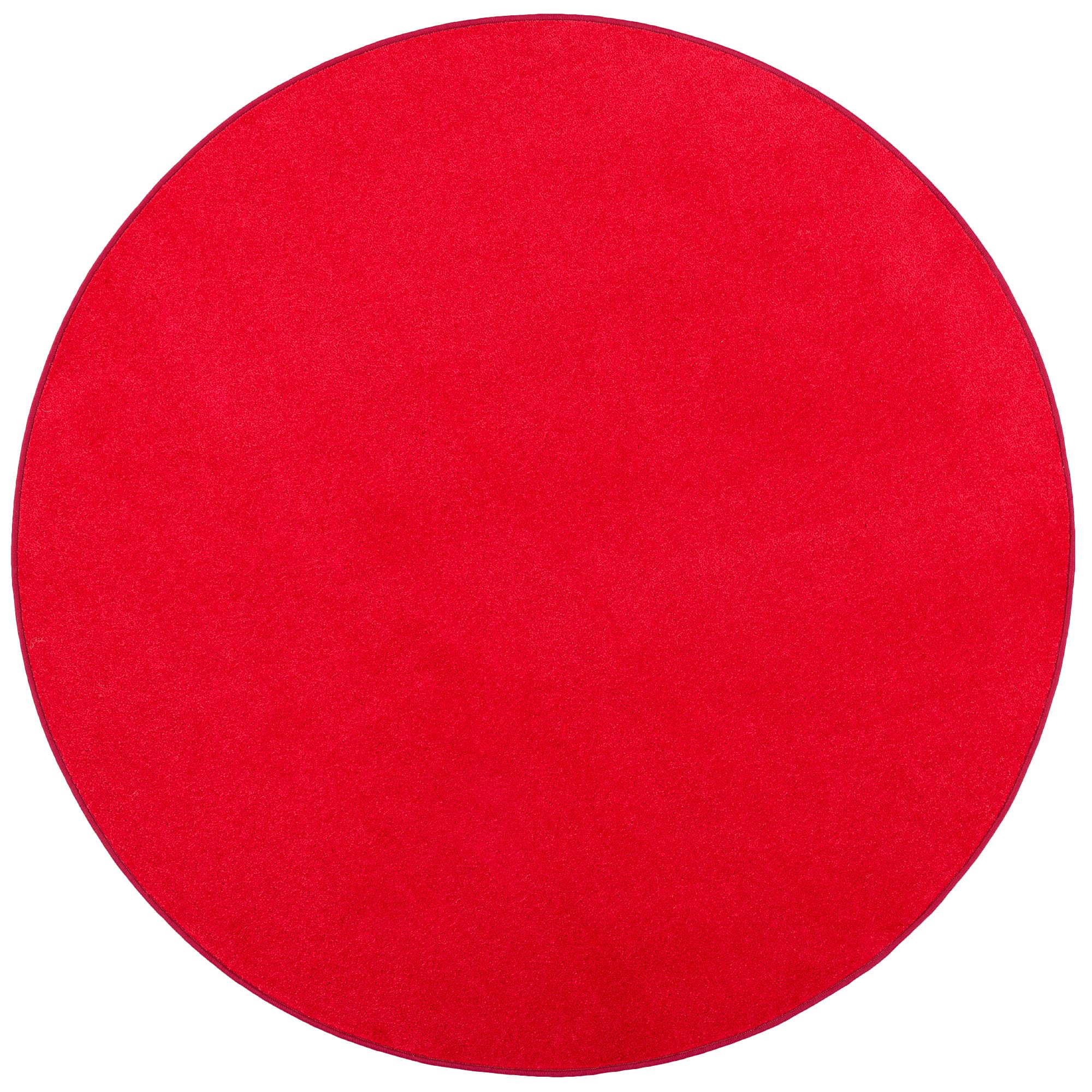 Snapstyle Joy - Tappeto Trend Velours - Rosso Vivo - Rotondo - 4 Dimensioni