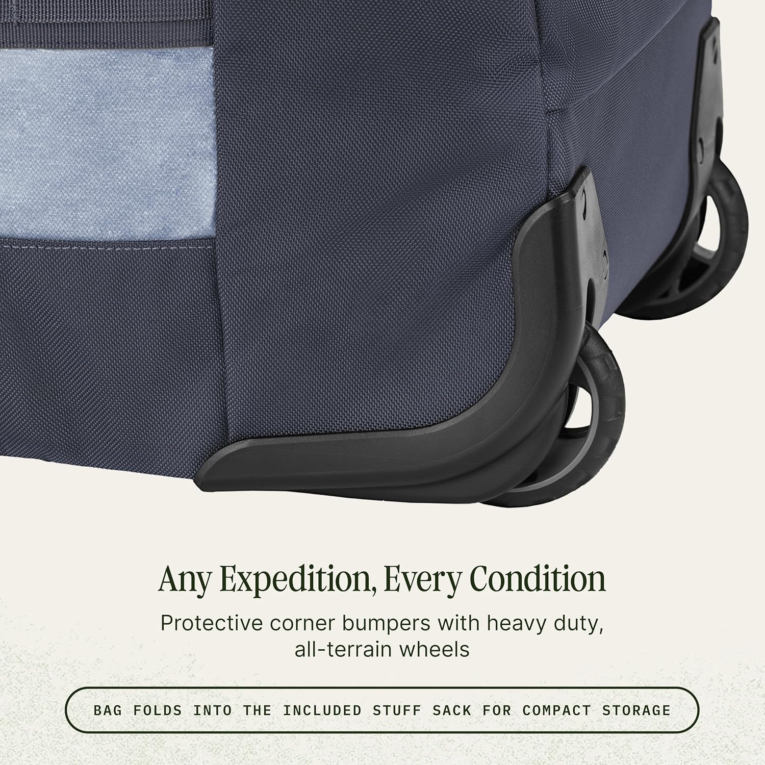 Eagle Creek Cargo Hauler Wheeled Duffel - Durable Duffel Bag for Travel - Easy Access Compartment - Deployable Backpack Straps - Lockable Zipper Opening - Glacier Blue - 130L - Image 3