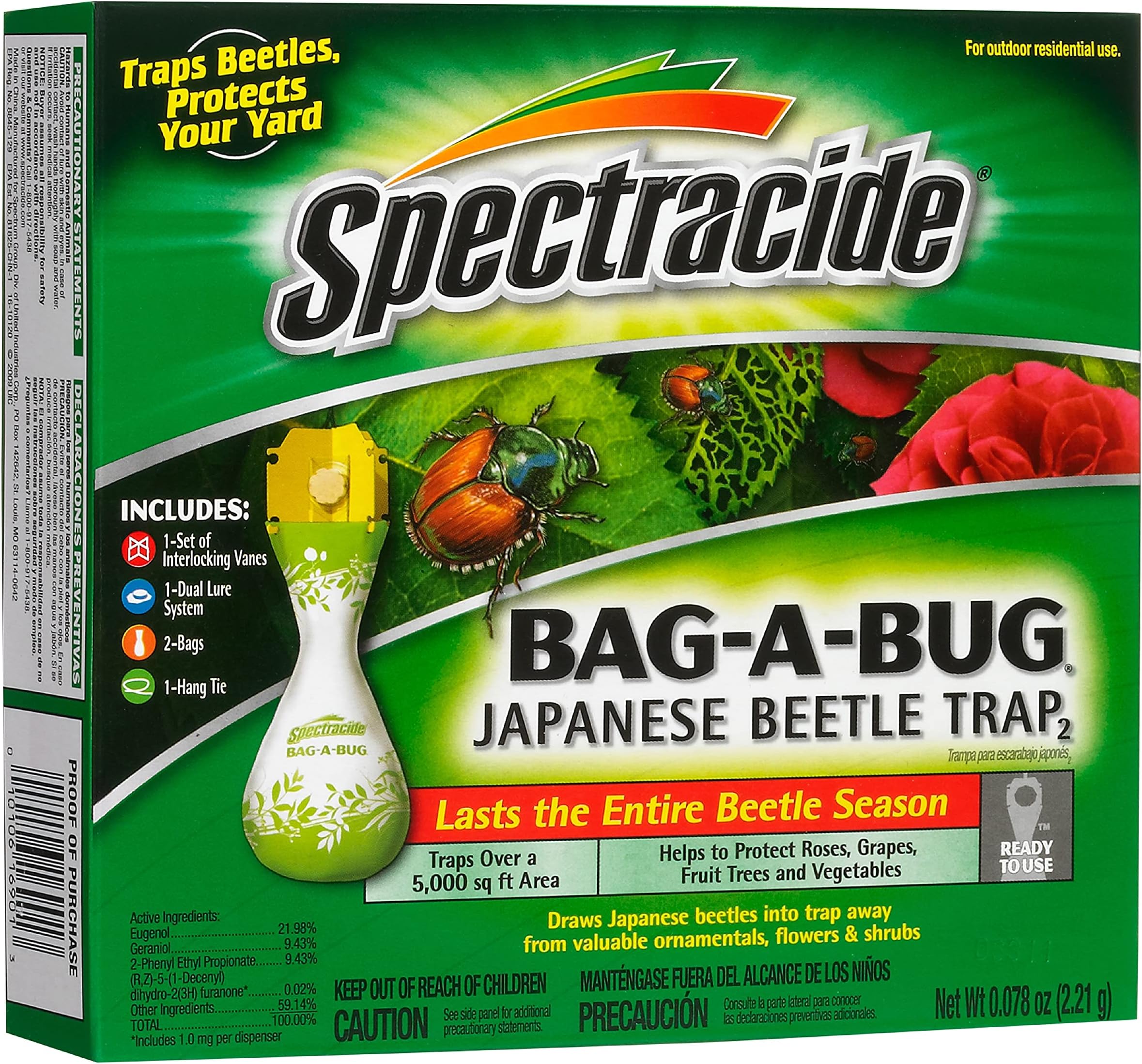 Spectracide Bag-A-Bug Japanese Beetle Trap (Pack of 2)