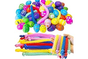 36 Prefilled Easter Eggs Stretchy Strings Fidget Toys Party Packs