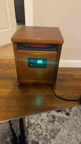 LIFESMART 6 Element Large Room Infrared Quartz Heater with Wood Cabinet and  Remote : Amazon.ca: Home