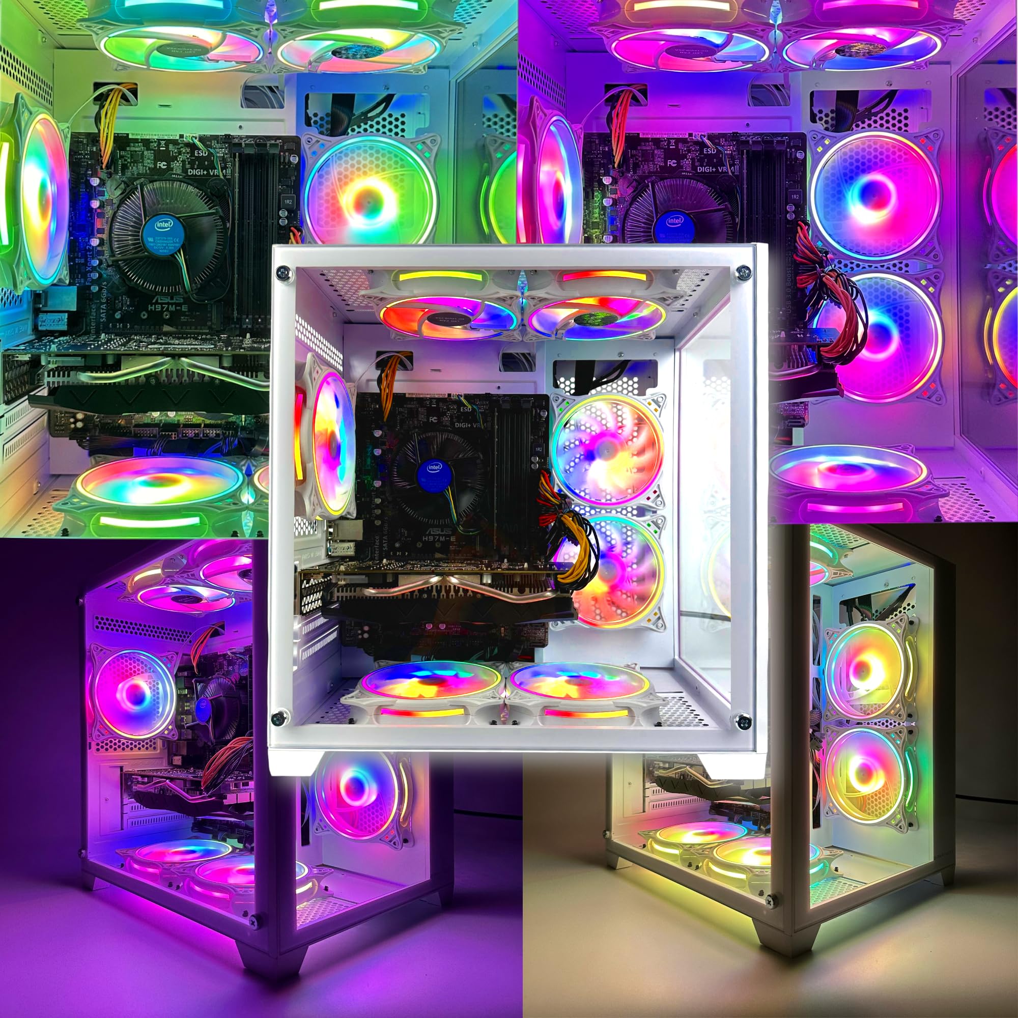 Amazon.com: ABYS NEO Nvidia Tempered Glass Gaming PC (Intel i5